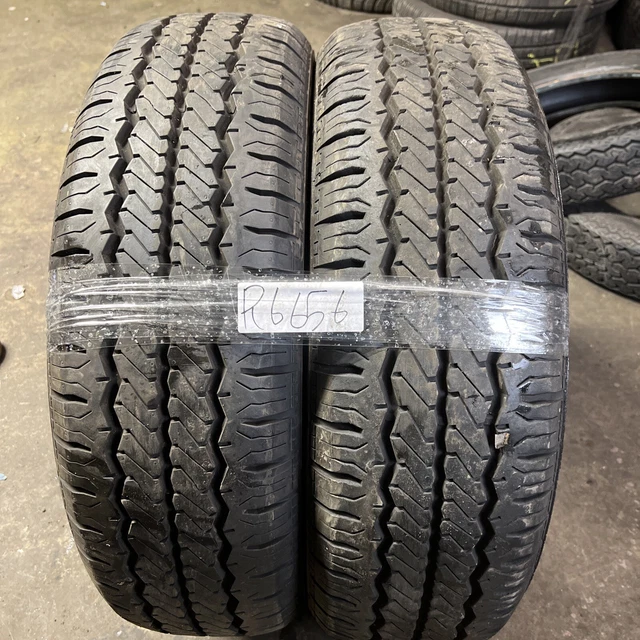 2×215/70 R16C Hankook  Used 8.1/8.1mm (R6656) Free Fit Available