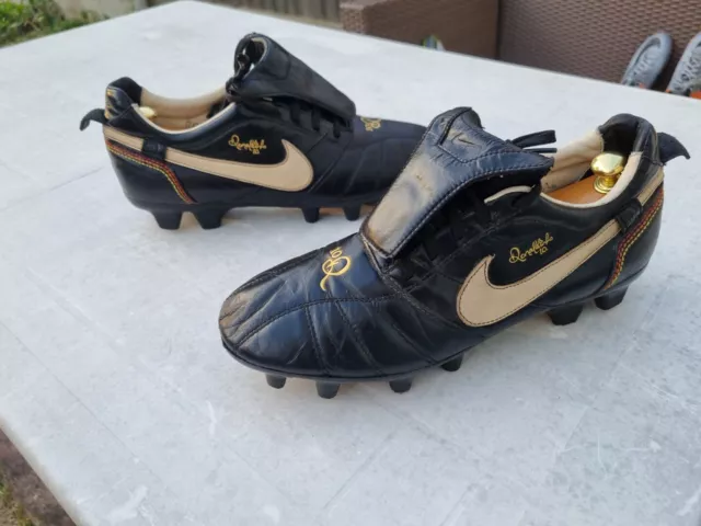 NIKE TIEMPO RONALDINHO 10 Football Boots trainers shoes Q10 Part leather 11 RARE 50.00 PicClick UK