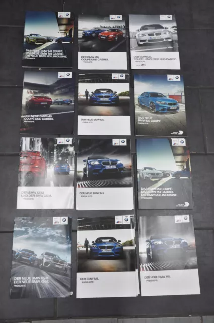 Liste Prospectus BMW M3 M4 M5 M6 X5M Brochure Catalogue Livret Infomaterial