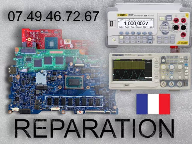 Réparation carte mère PC portable HP 15-bs 15-bw 15q-bu 17z-by 15-ec 17-cd