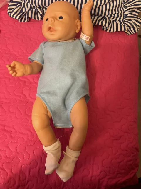 Vintage Jesmar Newborn Baby girl Doll Anatomically Correct Realistic Reborn
