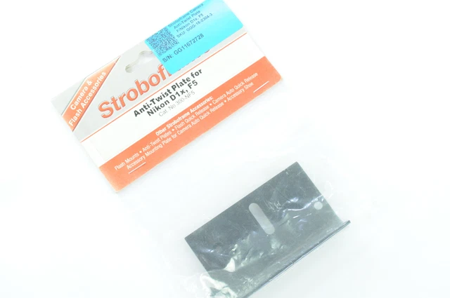 Stroboframe Camera Anti-Twist Plate F/Nikon D1x, F5 #G728