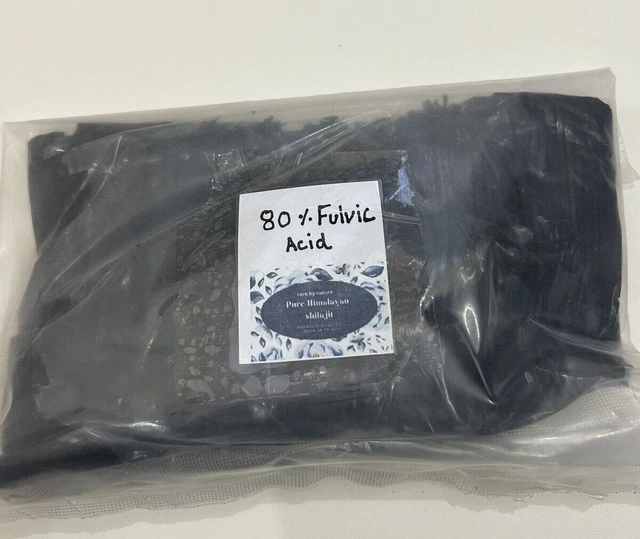 Integratore Acido Fulvico Shilajit Himalayano Puro Al 100%, Resina Morbida Biologica, Ricco Di Acido Fulvico E 84 Minerali - Integratore Naturale Potente Integratore Shilajit Himalayano Energia Minerali - Foto 3