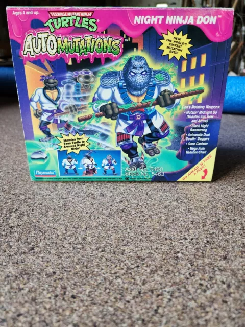 Vintage TMNT Teenage Mutant Ninja Turtles AutoMutations Night Ninja Don 1993