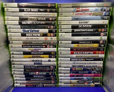 Xbox 360 Games / Good Condition / Large Selection / Tested + Cleaned