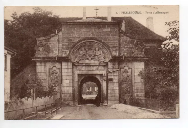 PHALSBURG Pfalsburg Moselle CPA 57 German gate deutsches tor 4