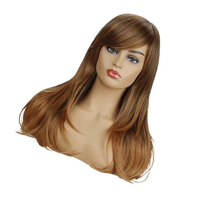 Artificial Fiber Wig Replacement Fake Straight Bangs Fluffy