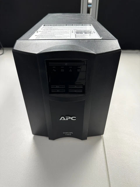 APC SMART-UPS 1000 VA Line interactive Tower SMT1000 UPS RJ45 UPS NO ...