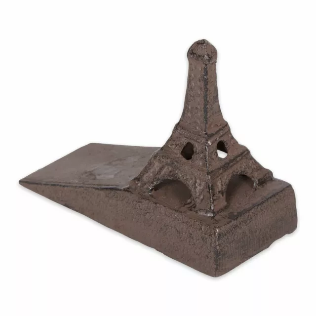 Stunning Brown Exquisite Cast Iron Eiffel Tower Loveable�Door Stopper Home Decor