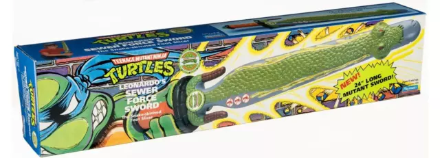 NEW! Teenage Mutant Ninja Turtles Sewer Force Leonardo's Sword (Playmates, 1990)