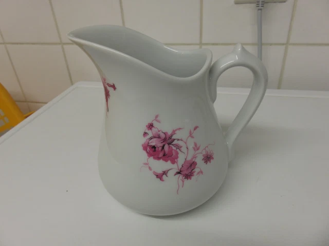 pichet porcelaine limoges BERNARDAUD décor floral
