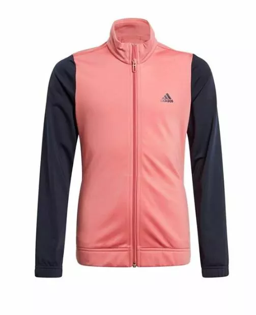 ADIDAS Poly Tracksuit Jacket Pink Junior Girls Age 13 Years #REF138