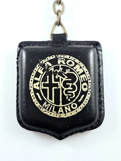 Porte-clés Publicitaire Vintage Alfa Romeo Medioli & Guerci Parma - Années 1960, Objet De Collection Occasion