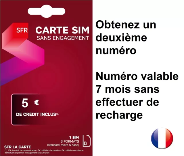 Acheter Carte SIM Prépayée LEBARA MOBILE pas cher Crédit de communication  7.5€