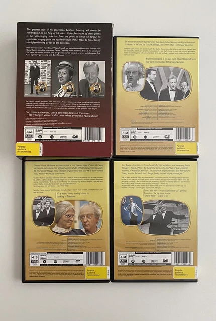 BEST OF GRAHAM Kennedy (3 DVD Box Set) Region 4 Volumes 1-3 Australian ...