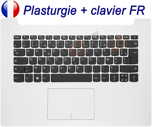 Clavier AZERTY Français Neuf Pour Lenovo Ideapad V161420AK1 - Clavier Complet Gris, Compatible Lenovo