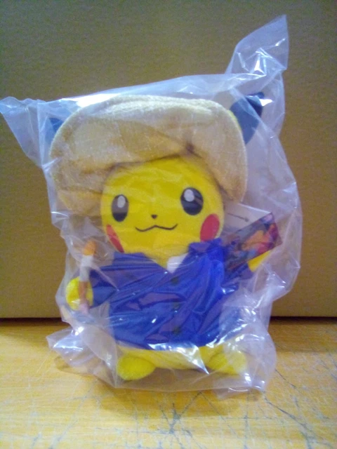 Pokemon Pikachu Plush X Van Gogh Museum Pokémon Plushie | In Hand