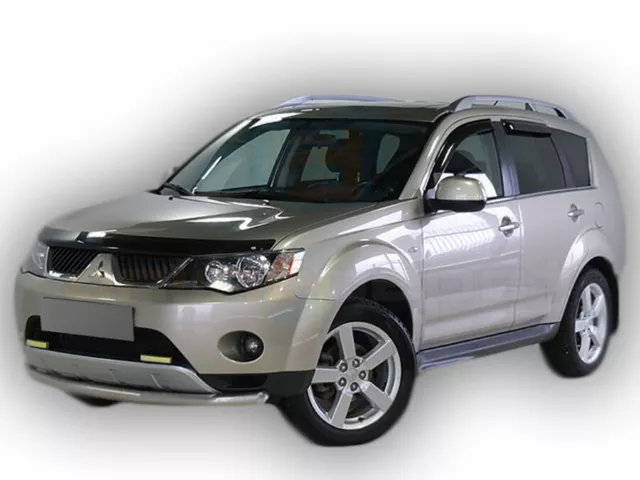 Deflettori Vento per Mitsubishi Outlander SUV Protezione Pioggia Visiera