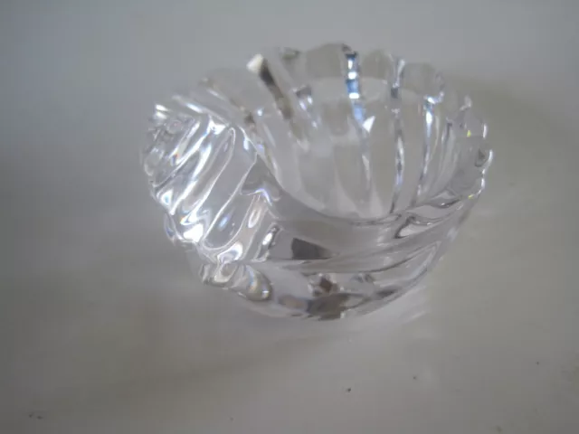 Art Verrier France Shell Shape Crystal Bowl