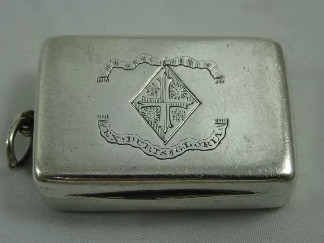 GEORGE III sterling silver VINAIGRETTE, 1800, 29gm