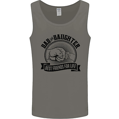Dad & Daughter Best Friends Fathers Day Mens Vest Tank Top