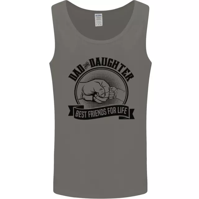 Dad & Daughter Best Friends Fathers Day Mens Vest Tank Top