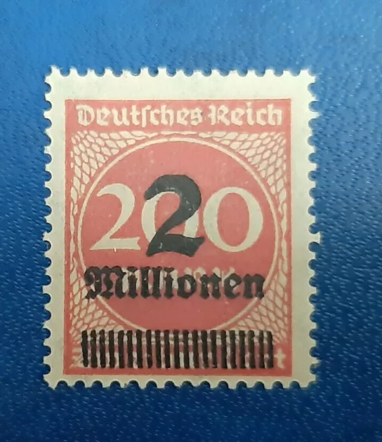 Deutsches Reich Briefmarke 2 Millionen Mark Mi.Nr. 309 (16331)