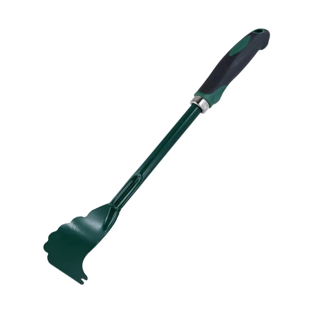 Meister Brosse Nettoyage Tondeuse à Gazon - Grattoir Intégré, Manche Bois 30 Cm - Vert