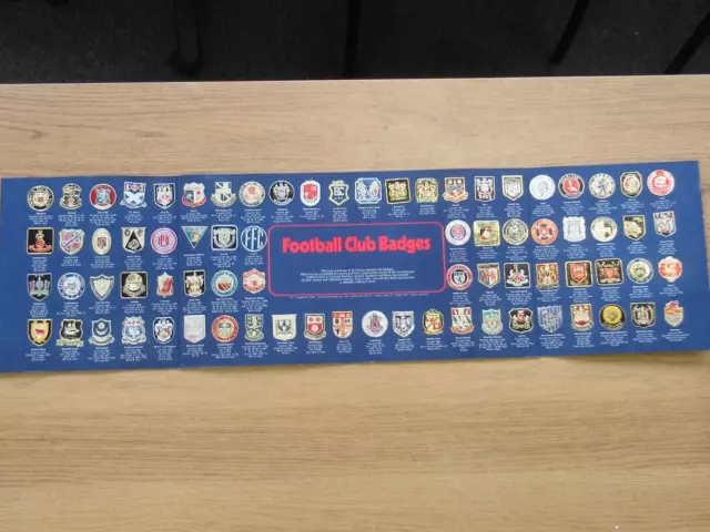 THE ESSO COLLECTION OF FOOTBALL CLUB BADGES1970s - FULL SET 76 BADGES