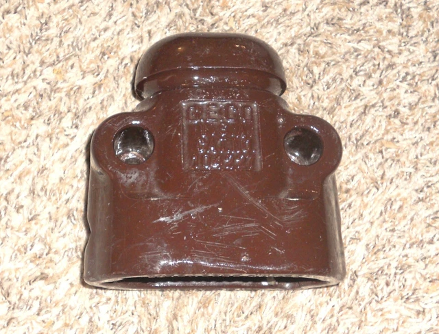 Vintage General Electric G.e.co Fuse Cutout Style Porcelain Insulator
