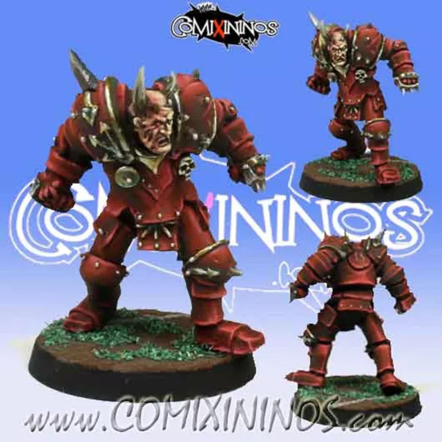 Fantasy Football - Chaos CHAOS WARRIOR nº 4 for Blood Bowl - Meiko Miniatures