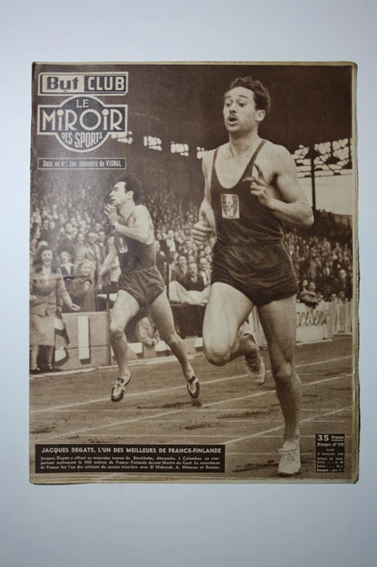 Revue But Et Club Miroir Des Sports N°290 – 23 Avril 1951 – Cyclisme Vintage