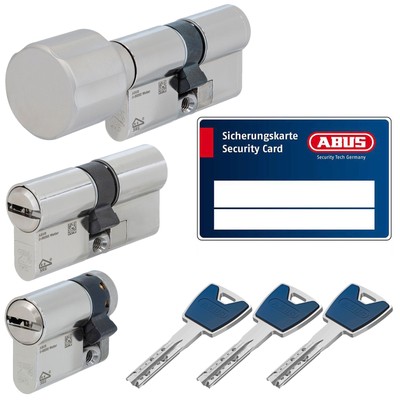 ABUS cylindre serrure de porte avec 3 clés ABUS B5LT 30/50mm avec vis 40/50 mm neuf 