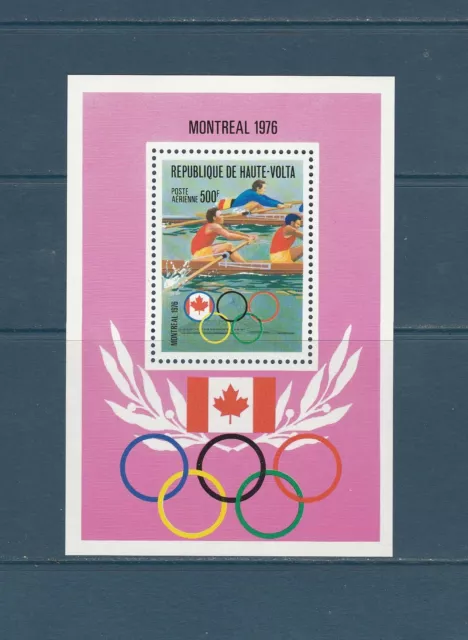 Haute Volta  bloc  Montréal 76  jeux olympiques  1976  num: BF 5AM **