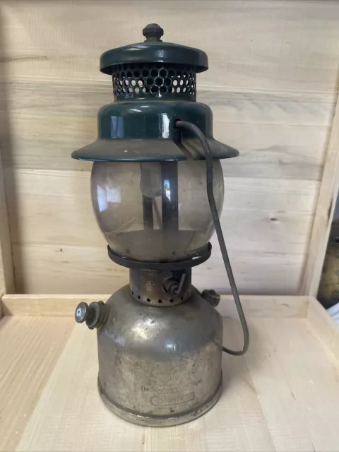 Coleman 242 Nickel Single Mantle Lantern Sunshine of the night 1932?