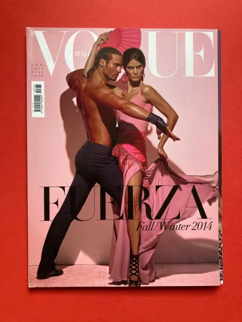 Vogue Italia 768 aout 2014 Isabeli Fontana Cover Italy agosto Magazine mode