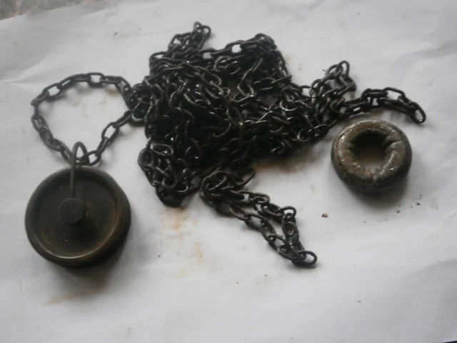 LONGCASE GRANDFATHER CLOCK  chain +pully