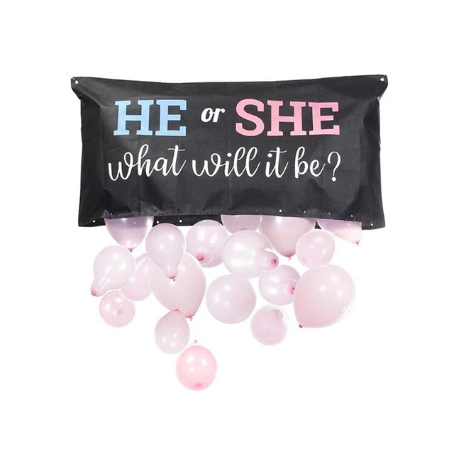 Geschlecht Ballon Boy Or Girl Gender Reveal Offenbaren Party Baby He or She