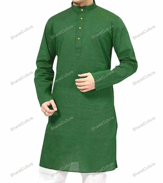 Mens Kurta Dress Cotton Kurta Traditional Wear Mens Cotton Kurta Handmade