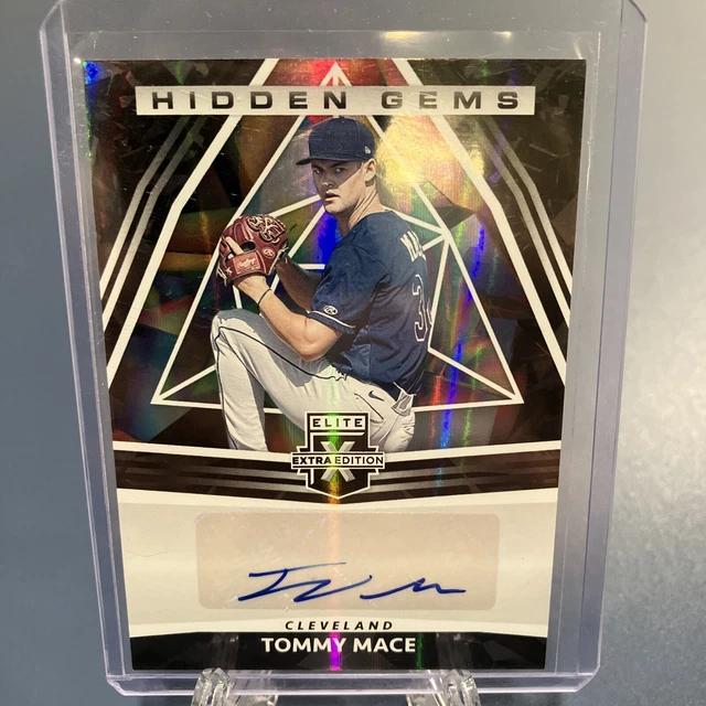 Tommy Mace 2022 Panini Elite Extra Hidden Gems #HG-TM Auto Cleveland Guardians
