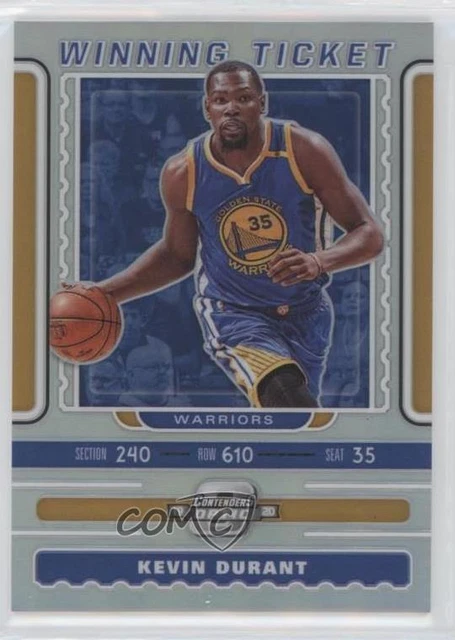 2019-20 Panini Contenders Optic Winning Tickets Kevin Durant #8