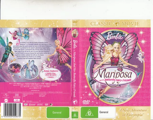 BARBIE MARIPOSA AND HER Butterfly Fairy Friends 2008 Animated