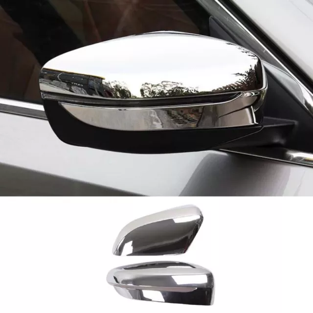 ABS Chrome Exterior Rear View Mirror 2018-2022 For BMW 5 Series G30 Cover Trim