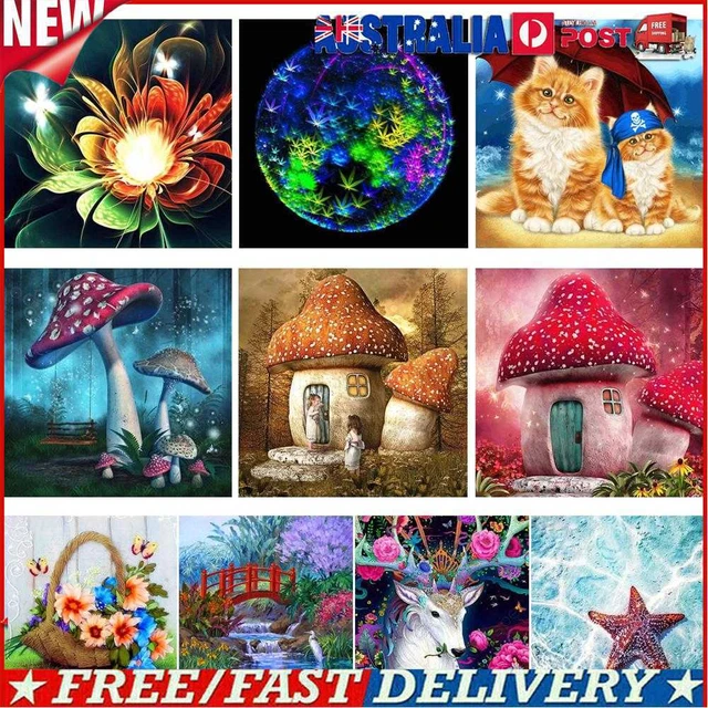 Full Round Drill 5D DIY Diamond Painting Embroidery Cross Stitch Kit Decor Gift
