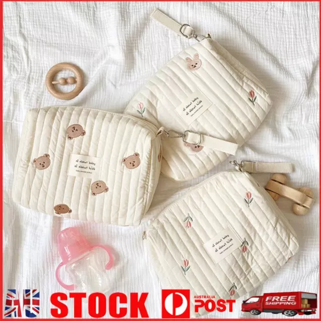 Quilted Diaper Bag Cotton Changing Bag Portable Cartoon Shape for Baby Accessory