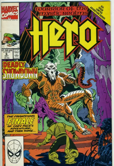 Hero Warrior of the Mystic Realms #6 of 6 Marvel Comics October Oct 1990 (VG)