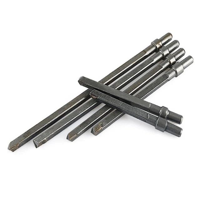 Marteau Piqueur Pneumatique – Burin Et Pelle – Outil Industriel Léger – Pour Béton, Pierre, Soudure – Force D’Impact 1,5J