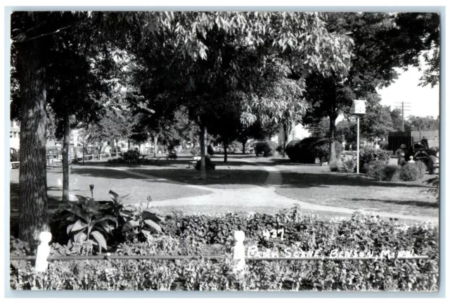 c1940's View Of Park Scene Benson Minnesota MN RPPC Photo Vintage Postcard