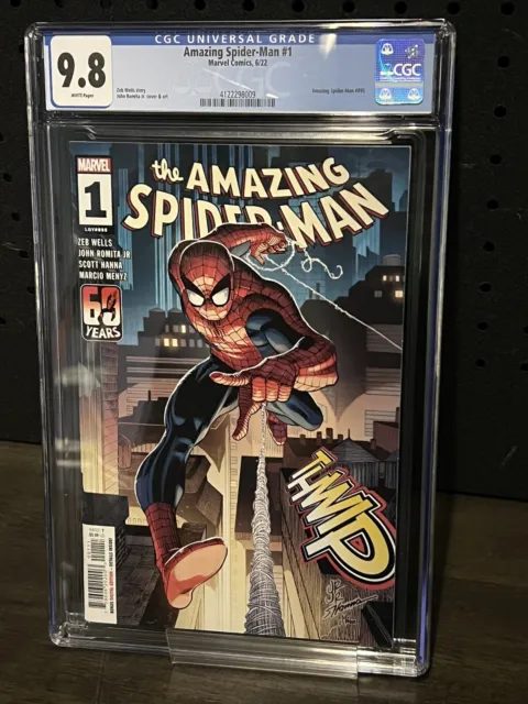 Marvel Comics 2022 The Amazing Spider-Man #1 CGC 9.8 Brand New Graded Comic