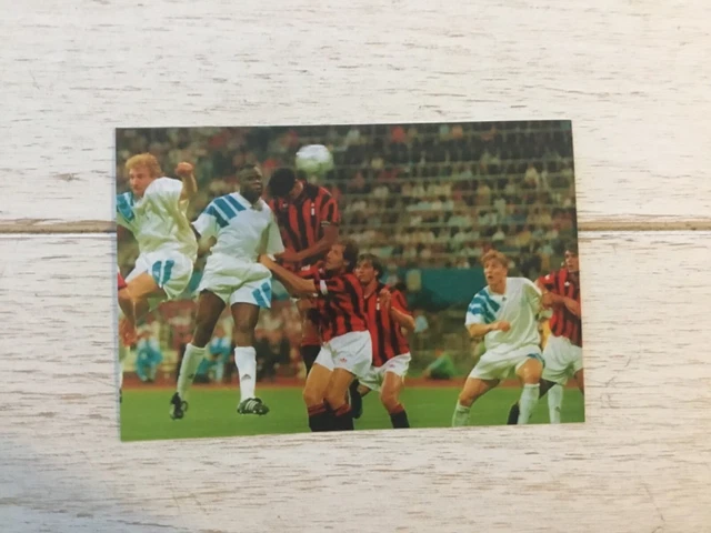 Poster Toile Imprimée OM Marseille - But De Boli 1993 - Multicolore 100% Coton - Neuf